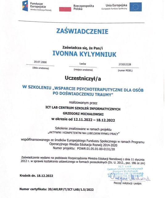 Powiększ obraz: certificate 5