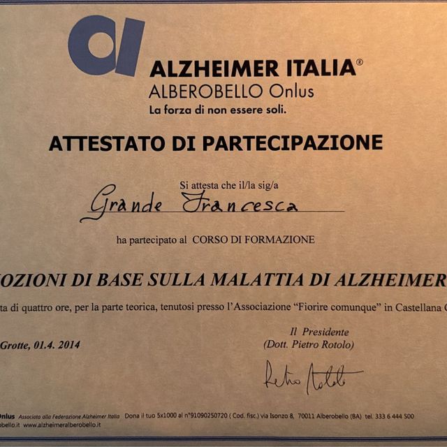 Ingrandire l'immagine: certificate 1