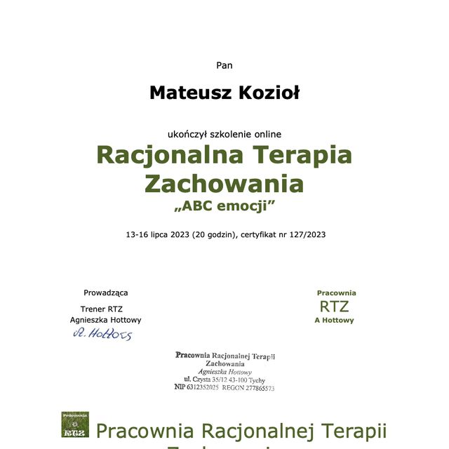 Powiększ obraz: certificate 9