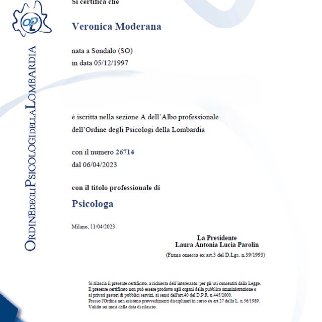 Ingrandire l'immagine: certificate 1