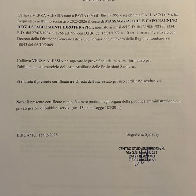Ingrandire l'immagine: certificate 1