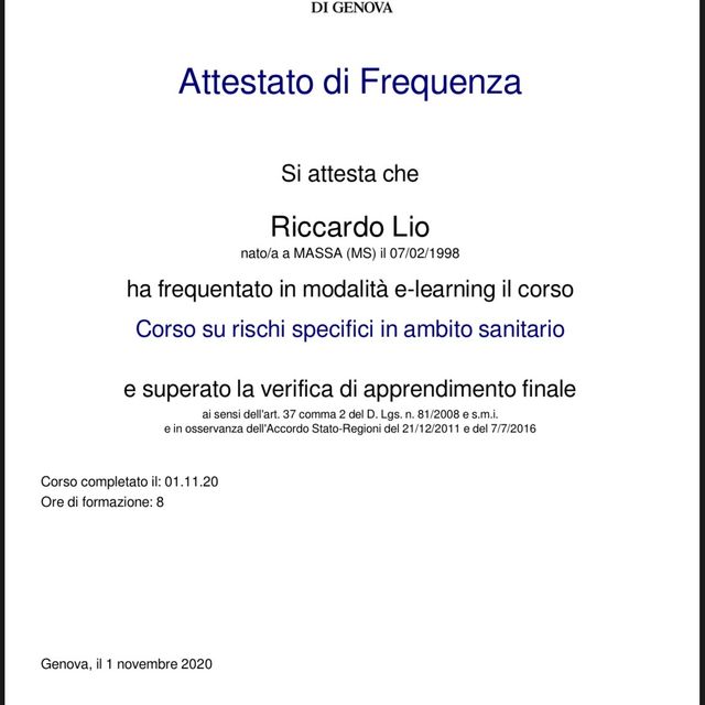 Ingrandire l'immagine: certificate 6