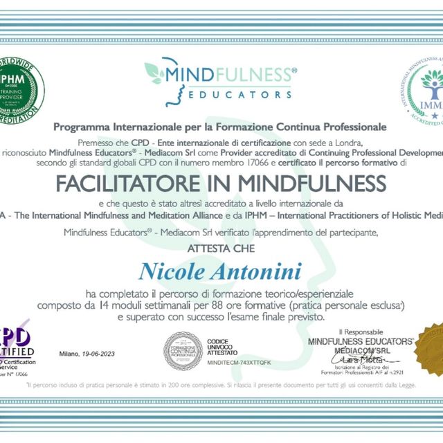 Ingrandire l'immagine: certificate 1