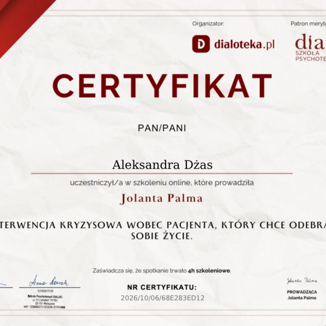 Powiększ obraz: certificate 1