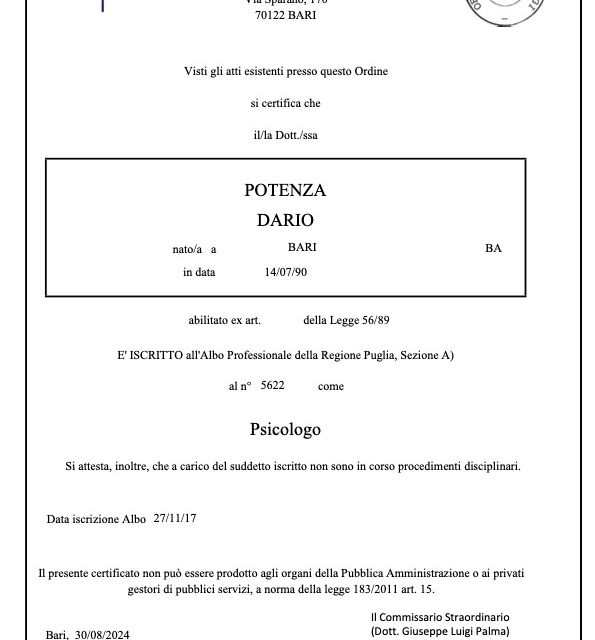 Ingrandire l'immagine: certificate 1