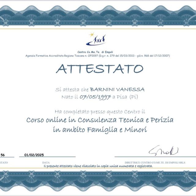 Ingrandire l'immagine: certificate 1