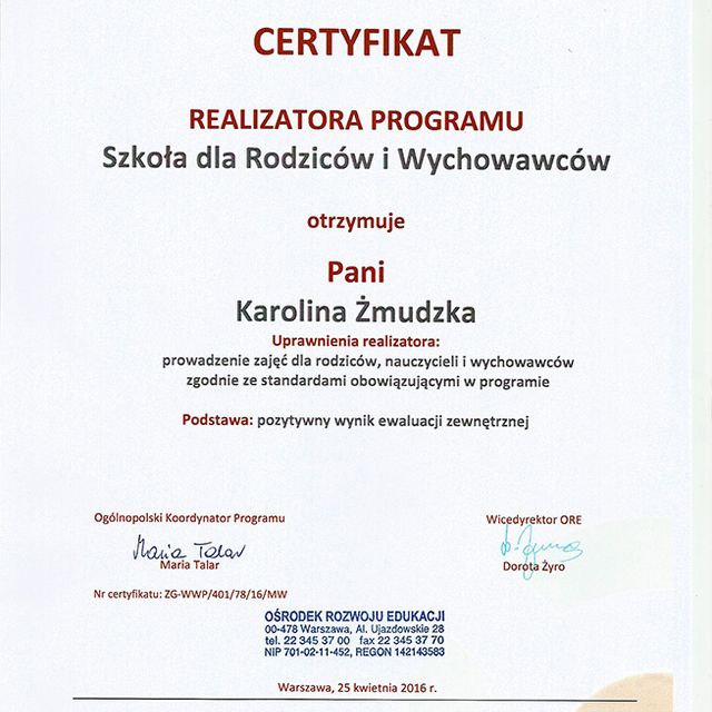 Powiększ obraz: certificate 9