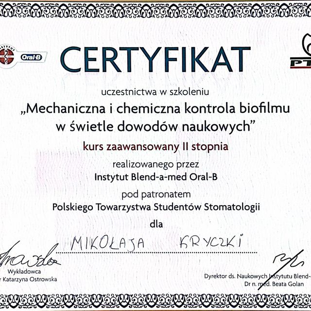 Powiększ obraz: certificate 67