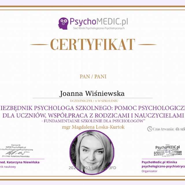 Powiększ obraz: certificate 9