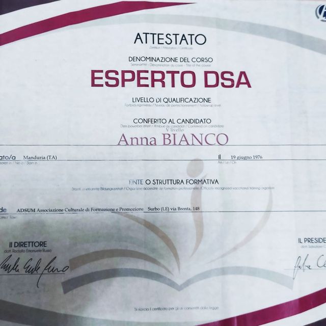 Ingrandire l'immagine: certificate 2
