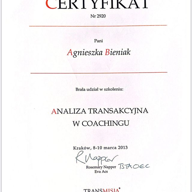 Powiększ obraz: certificate 17