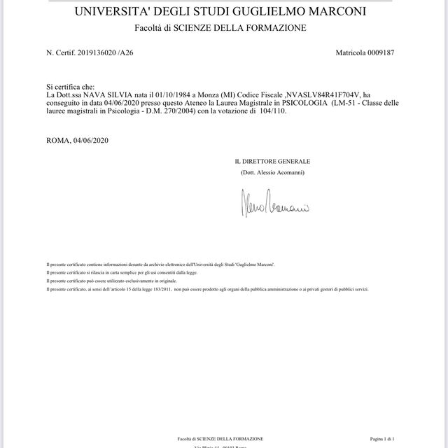 Ingrandire l'immagine: certificate 1