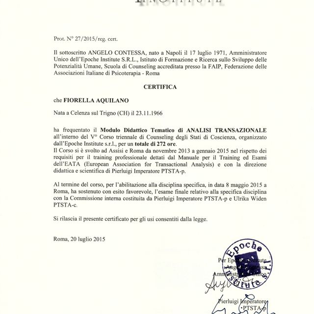 Ingrandire l'immagine: certificate 4