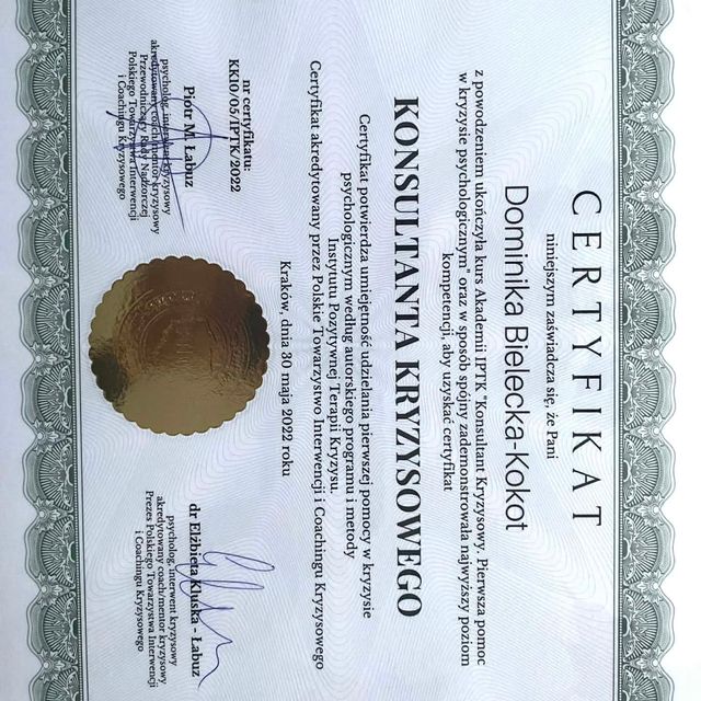 Powiększ obraz: certificate 1