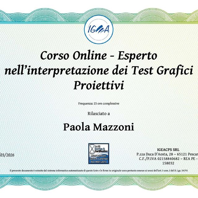 Ingrandire l'immagine: certificate 3