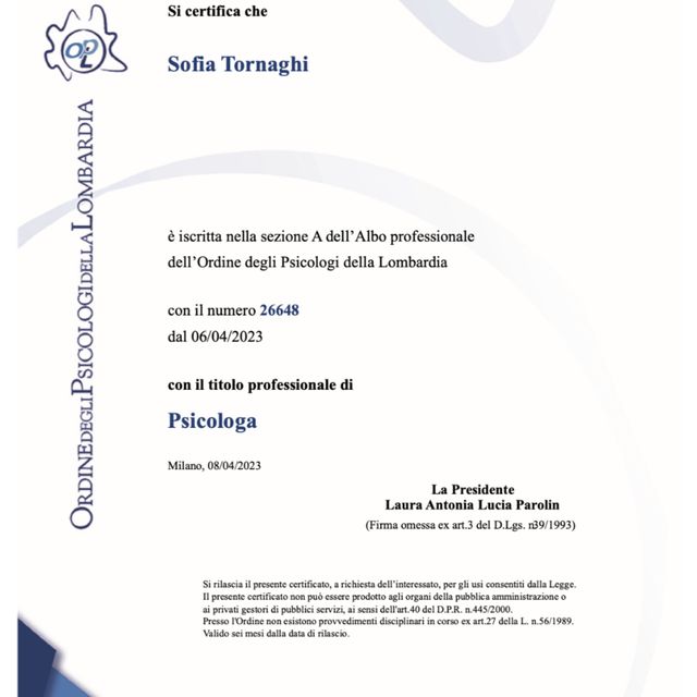 Ingrandire l'immagine: certificate 1