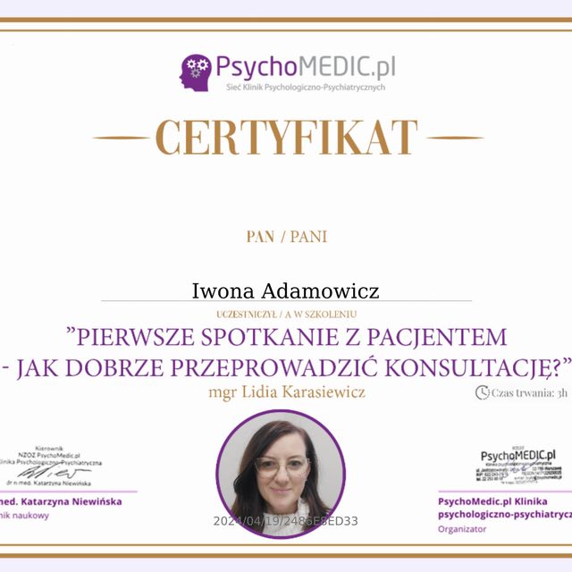 Powiększ obraz: certificate 19