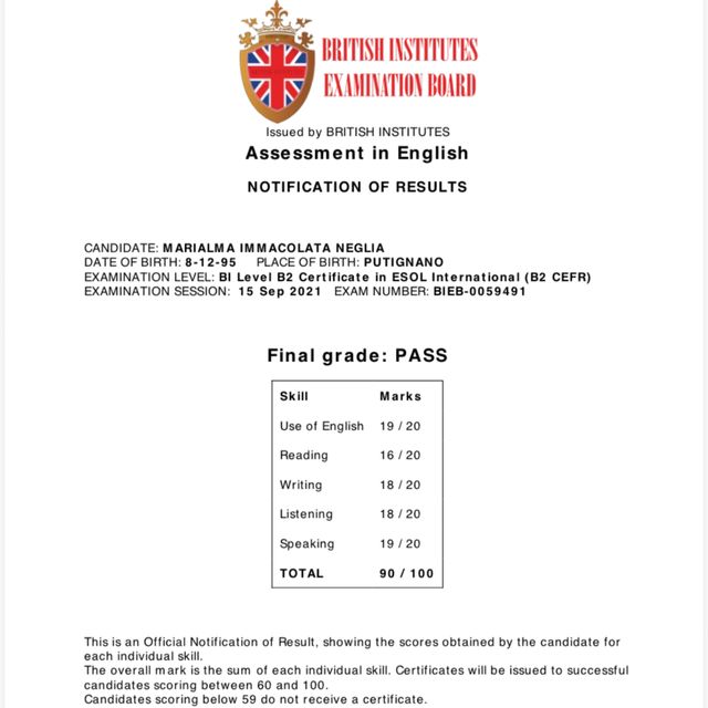 Ingrandire l'immagine: certificate 4