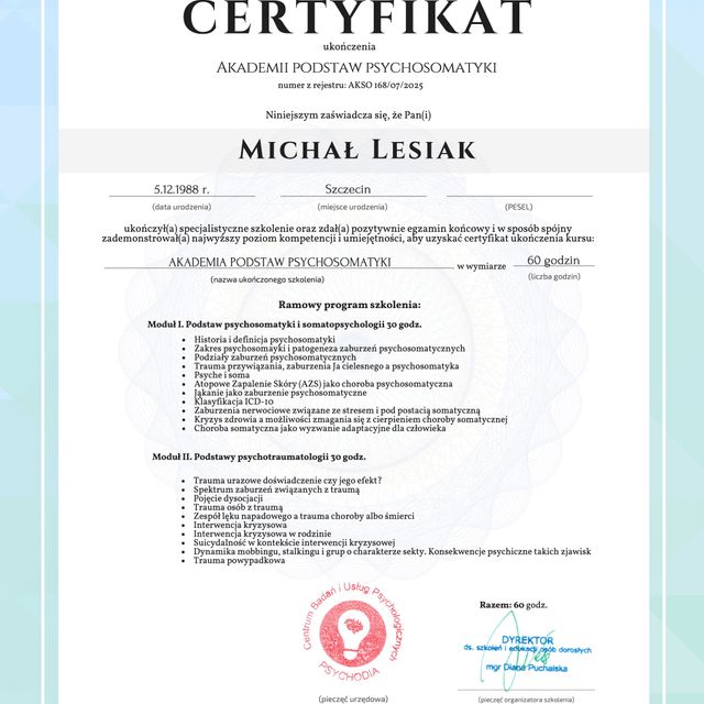 Powiększ obraz: certificate 80