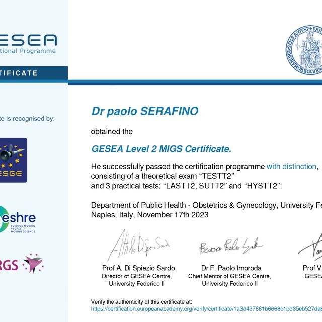 Ingrandire l'immagine: certificate 3