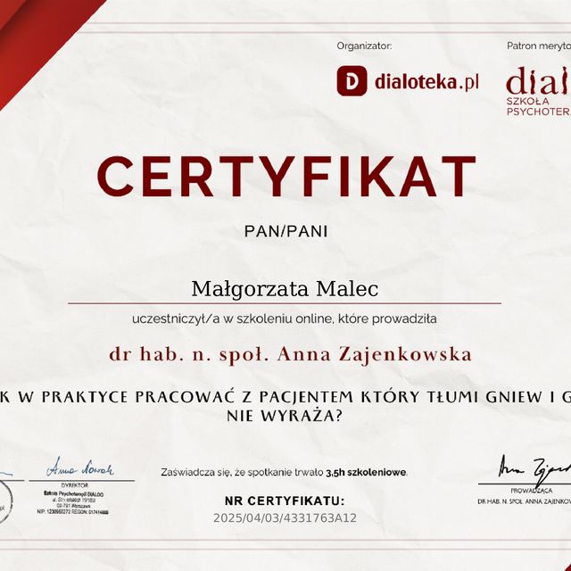 Powiększ obraz: certificate 8