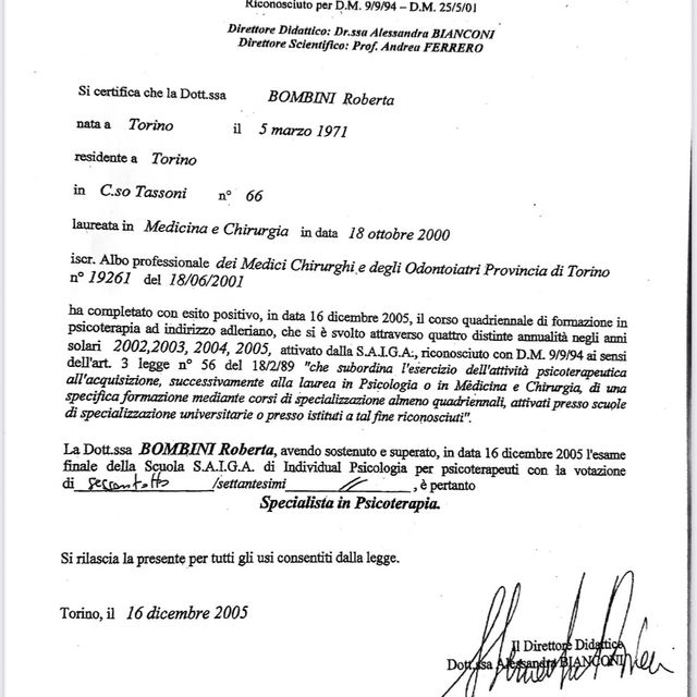 Ingrandire l'immagine: certificate 1