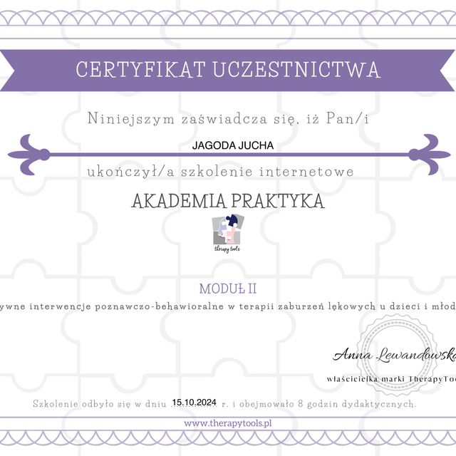 Powiększ obraz: certificate 8
