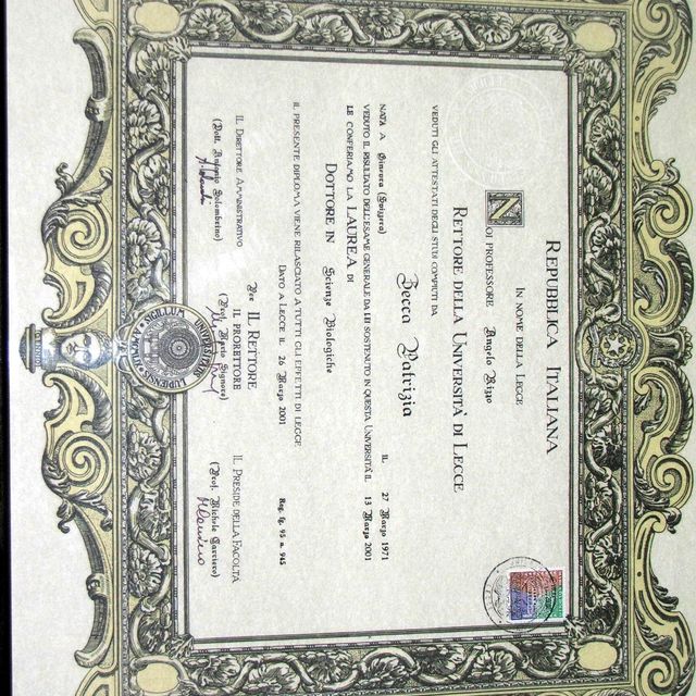 Ingrandire l'immagine: certificate 1