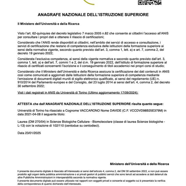 Ingrandire l'immagine: certificate 1