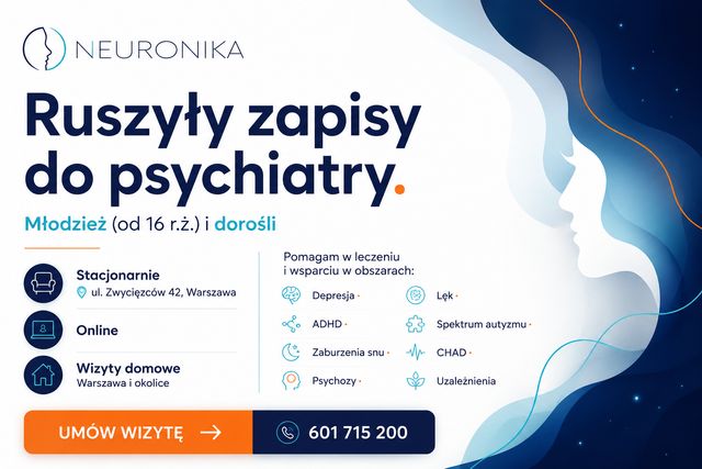 Powiększ obraz: NEURONIKA - poradnia psychologiczno-psychiatryczna