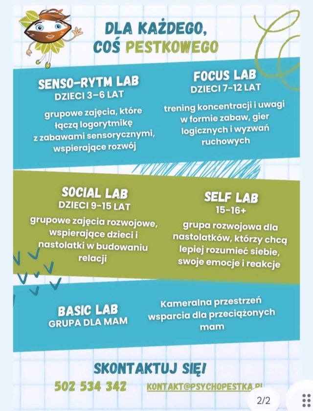 Powiększ obraz: PsychoPestka Gabinet Psychologiczny