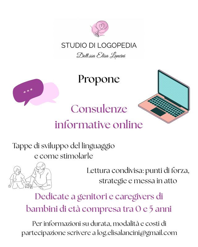 Ingrandire l'immagine: Consulenze online di Logopedia