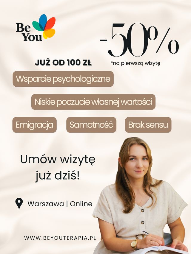 Powiększ obraz: BeYou Centrum Psychoterapii i Rozwoju