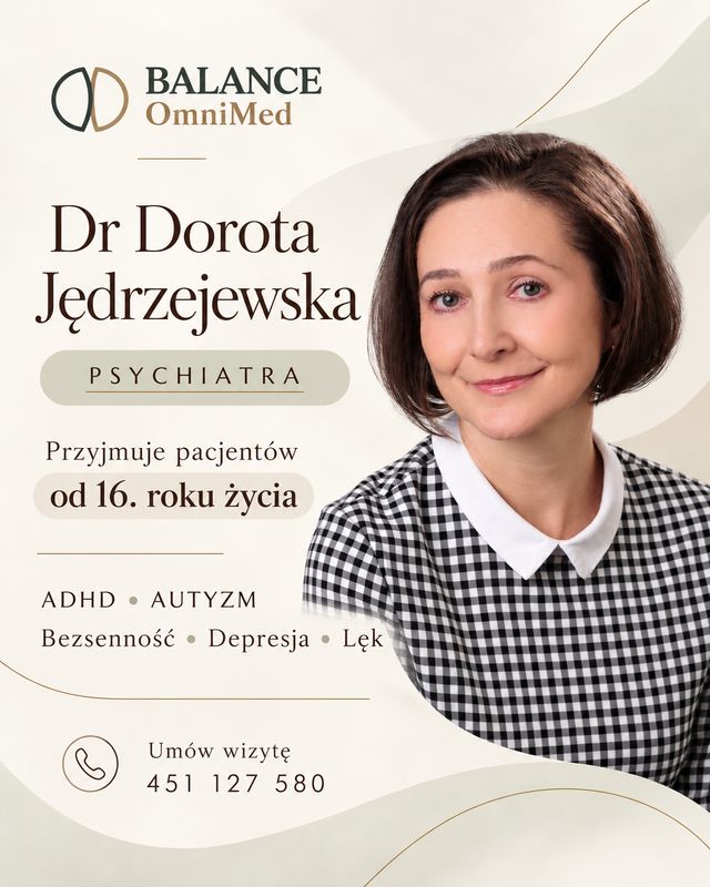 Powiększ obraz: BALANCE OmniMed Centrum Zdrowia Psychicznego i Neurorozwoju