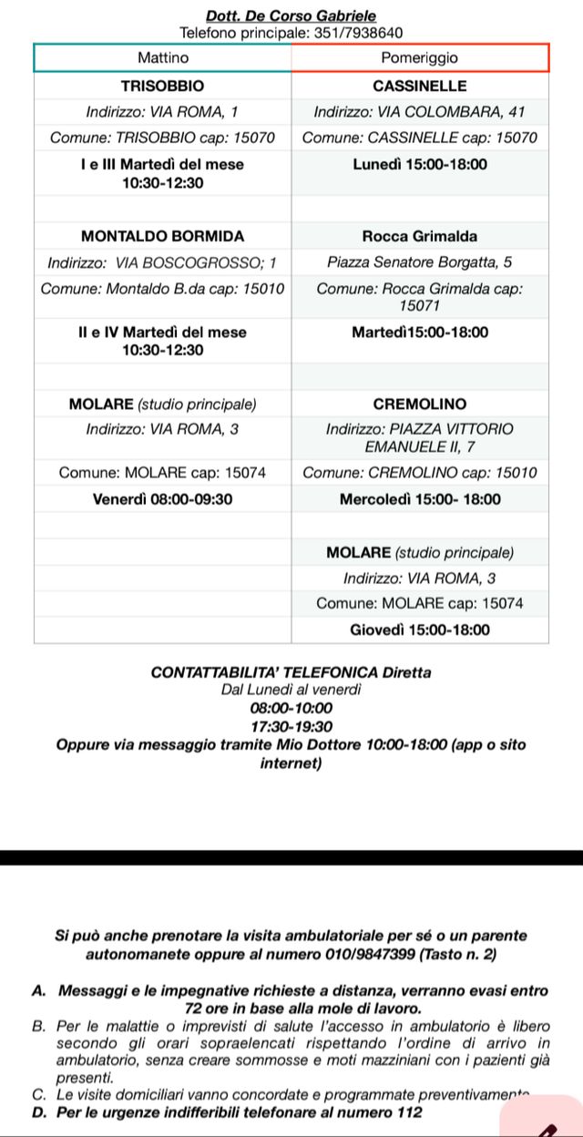 Ingrandire l'immagine: Ambulatorio Molare