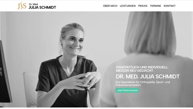 Bild vergrößern: Privatpraxis Orthopädie/Sportmedizin Dr. med. Julia Schmidt im Therapeutenzentrum an der Alster