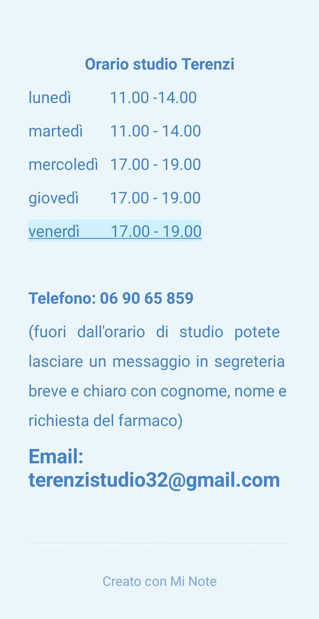 Ingrandire l'immagine: Studio medico dott.ssa Terenzi Sandra