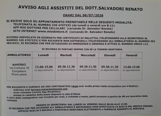 Ingrandire l'immagine: Ambulatorio Dr. Salvadori Renato