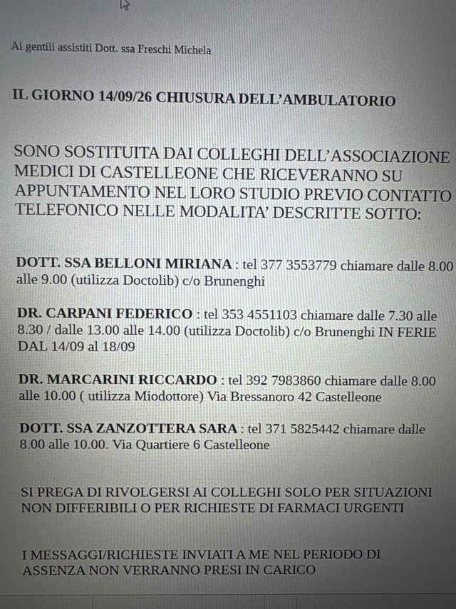 Ingrandire l'immagine: Studio Medico Dott.ssa Freschi