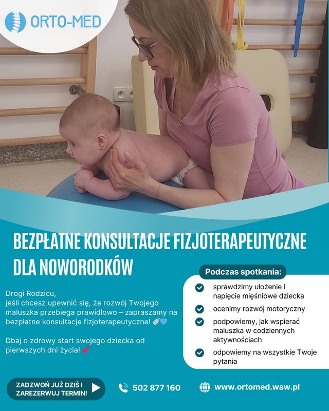 Powiększ obraz: Orto-Med Gabinet Fizjoterapii i Terapii Manualnej | Fizjoterapia Dzieci i Noworodków | Fizjoterapia Dorosłych| Leczenie bólu | Osteopatia |