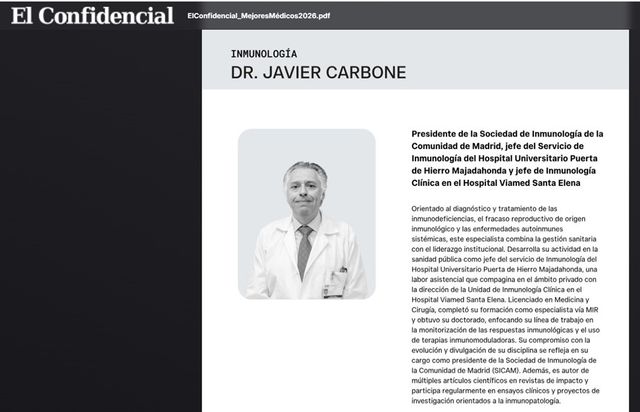 Acercar imagen: Consulta Integral de Inmunología Clínica Dr Carbone