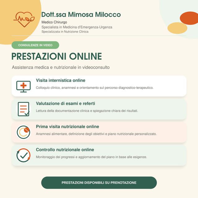 Ingrandire l'immagine: Consulenza online Dottoressa Mimosa Milocco