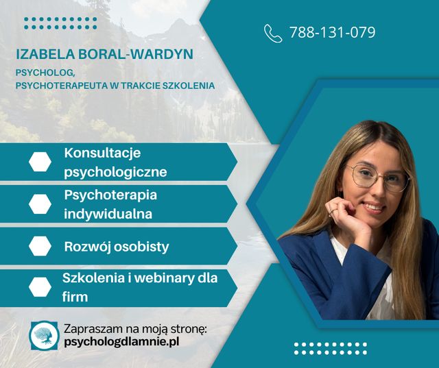 Powiększ obraz: Psycholog Izabela Boral-Wardyn