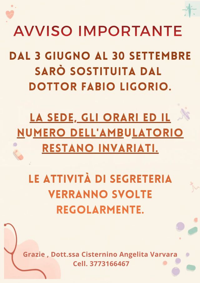 Ingrandire l'immagine: Ambulatorio Dott.ssa Cisternino Angelita Varvara