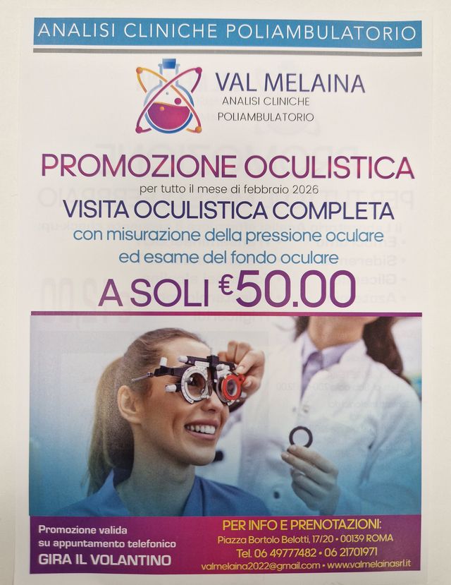 Ingrandire l'immagine: Analisi Cliniche e Poliambulatorio Val Melaina