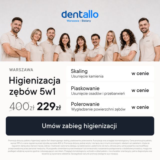 Powiększ obraz: DENTALLO STOMATOLOGIA - chirurgia, protetyka, implanty, leczenie kanałowe