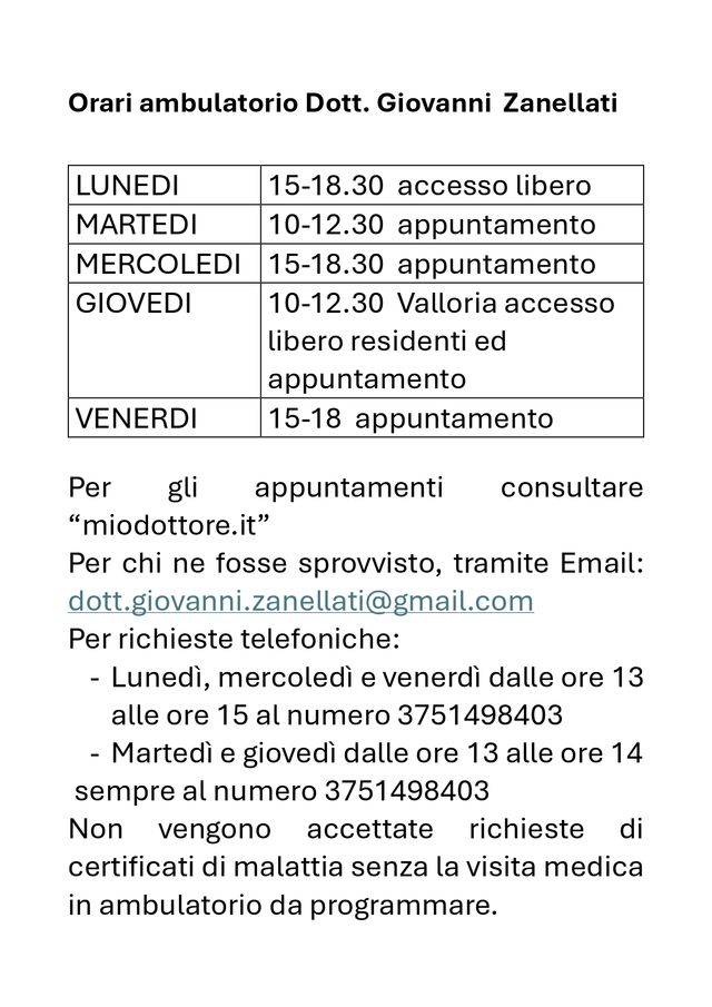 Ingrandire l'immagine: Ambulatorio medico Valloria