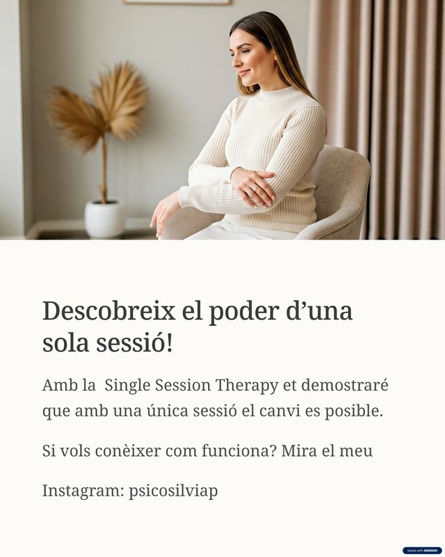 Acercar imagen: Psicóloga Granollers Silvia Pujol