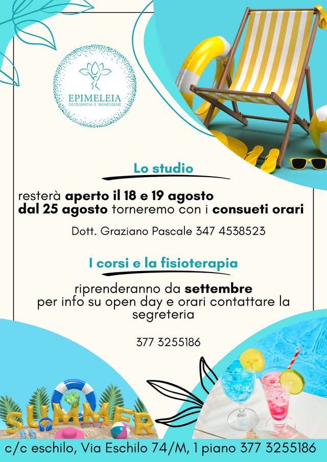 Ingrandire l'immagine: "Epimeleia" centro di Osteopatia & Benessere