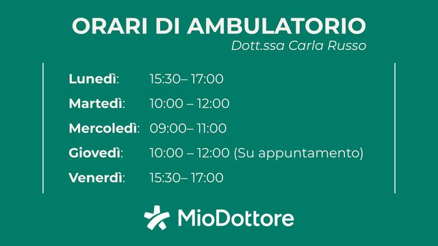 Ingrandire l'immagine: dott.ssa Carla Russo